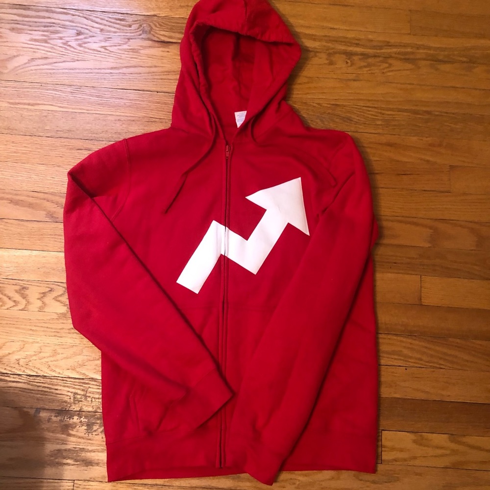 Super comfy BuzzFeed Arrow Hoodie, size medium